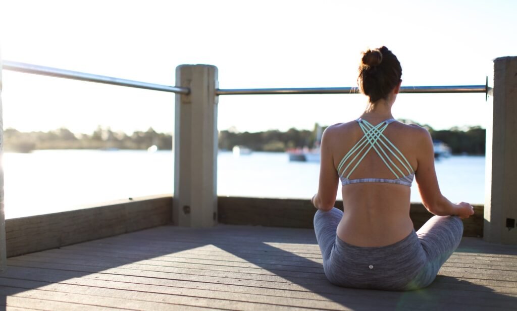 women doing yoga