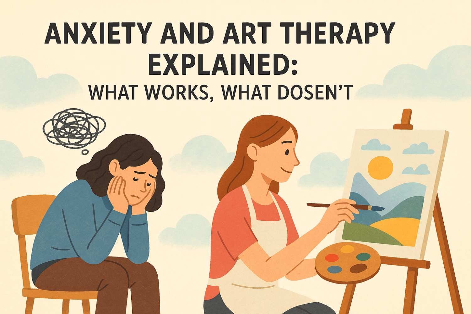 Anxiety and Art Therapy Explained: What Works, What Doesn't