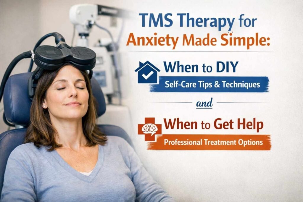 TMS Therapy for Anxiety Made Simple: When to DIY and When to Get Help