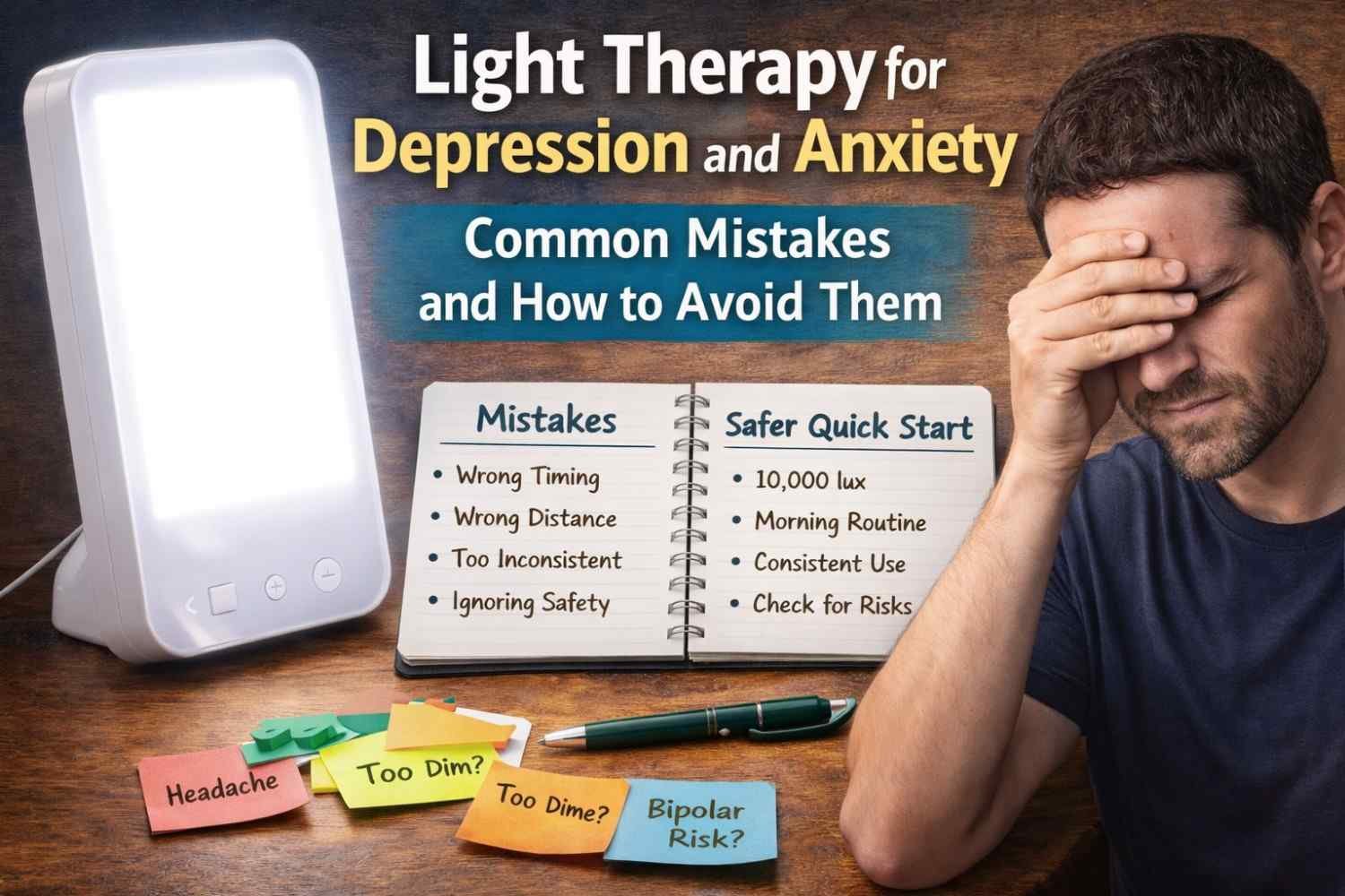 Light Therapy for Depression and Anxiety
