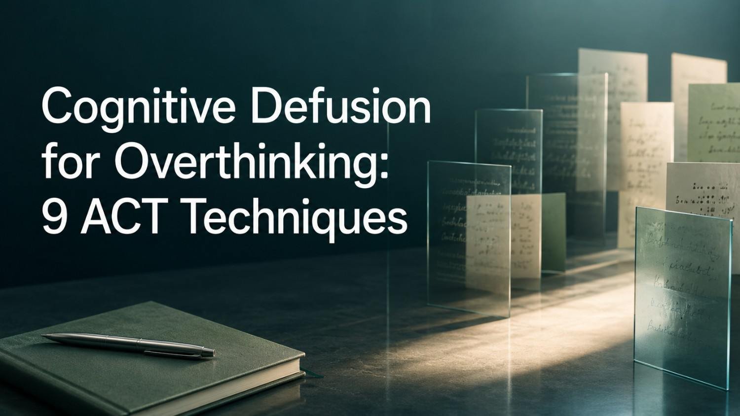 Cognitive Defusion for Overthinking: 9 ACT Techniques