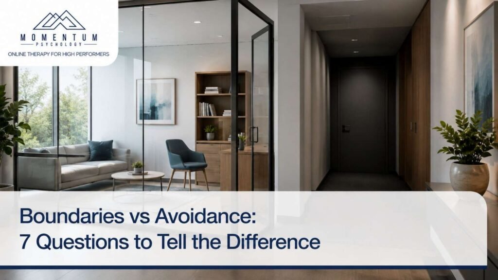 Boundaries vs Avoidance: 7 Questions to Tell the Difference