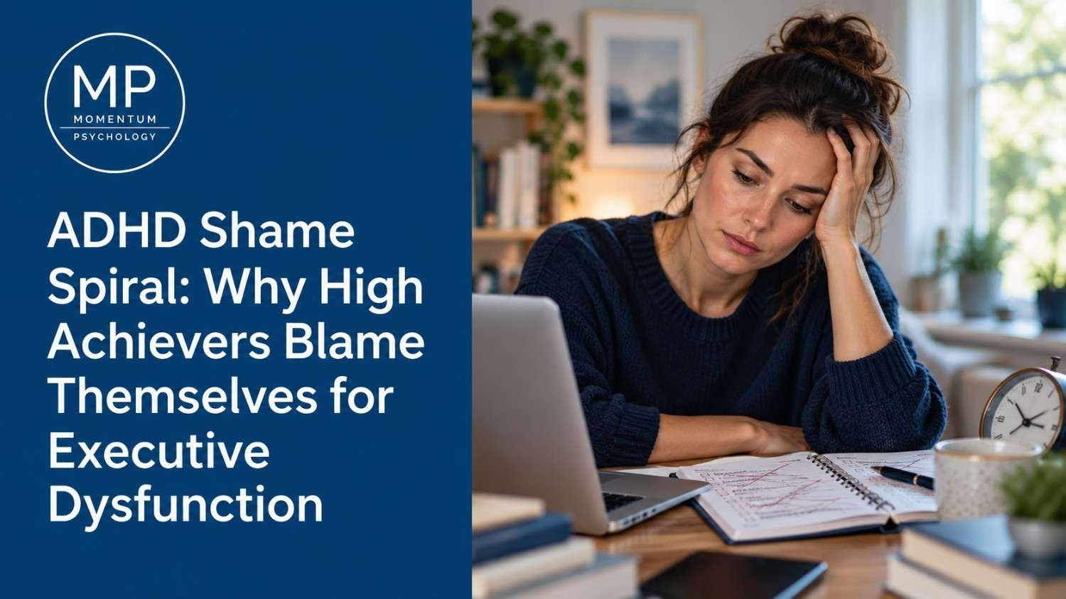 ADHD Shame Spiral: Why High Achievers Blame Themselves for Executive Dysfunction