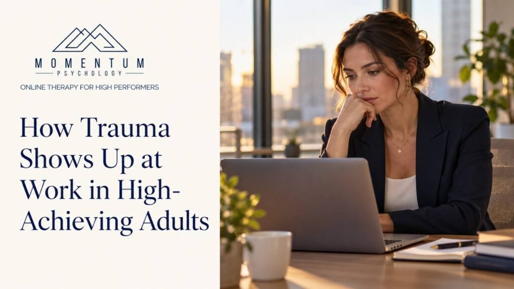 How Trauma Shows Up at Work in High-Achieving Adults